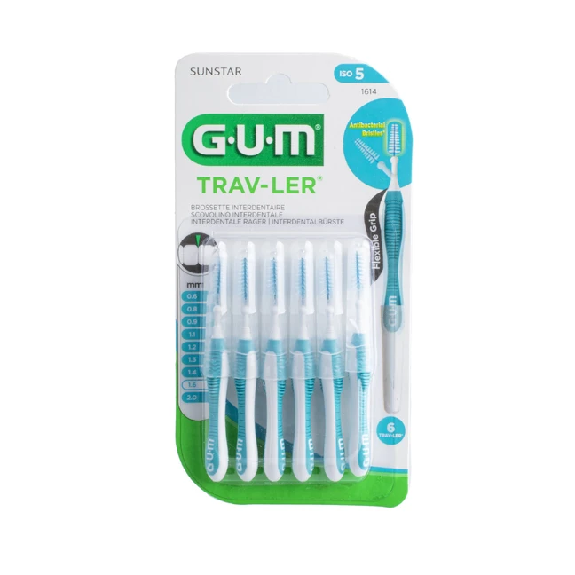Gum Trav-Ler průchodnost 1,6mm MK konický 6ks + krytka