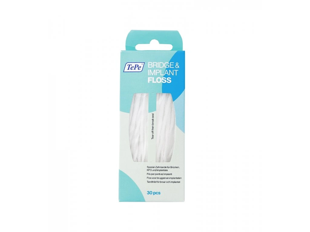 TePe Bridge+Implant zubní nit 30 ks