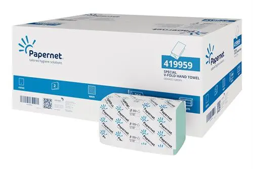Papernet ručník ZZ skládaný, zelený, 2V, 3990ks
