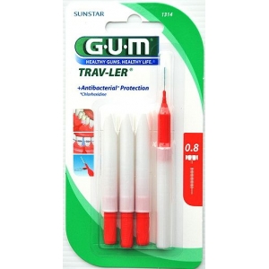 Gum Trav-Ler průchodnost 0,8mm MK cylindrický 6ks + krytka