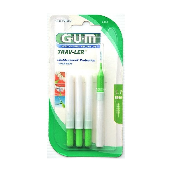 Gum Trav-Ler průchodnost 1,1mm MK konický 6ks + krytka