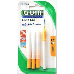 Gum Trav-Ler průchodnost 1,3mm  MK konický 6ks + krytka