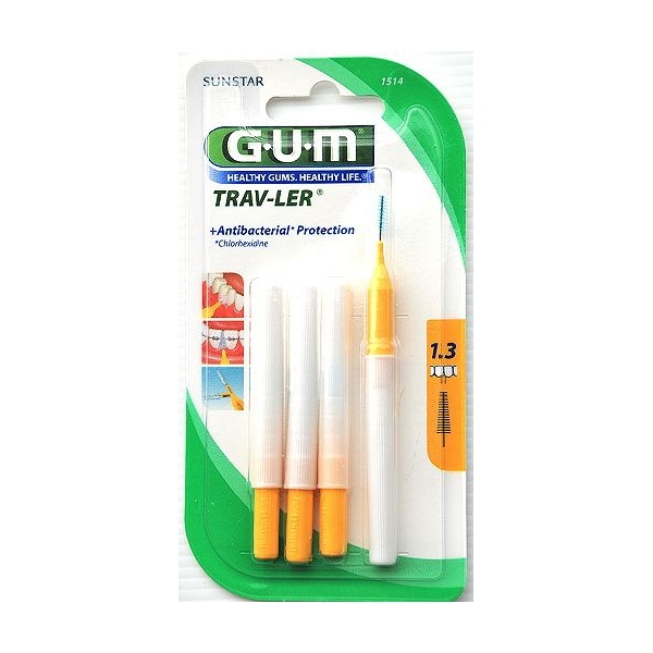 Gum Trav-Ler průchodnost 1,3mm  MK konický 6ks + krytka