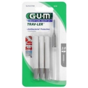 Gum Trav-Ler průchodnost 2mm MK cylindrický 6ks + krytka