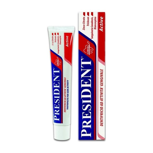 PresiDENT Active zubní pasta 75 ml