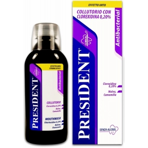 PresiDENT Ústní voda Antibacteriální chlorhex.0.2% 200 ml