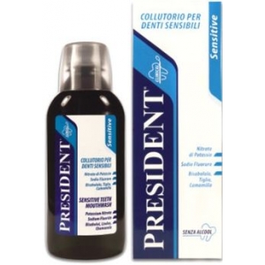PresiDENT Ústní voda Sensitive bez alkoholu 250 ml