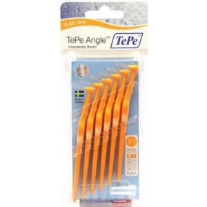 TePe Angle 0,45mm mezizubní kartáček (oranžový) 6ks + kryt