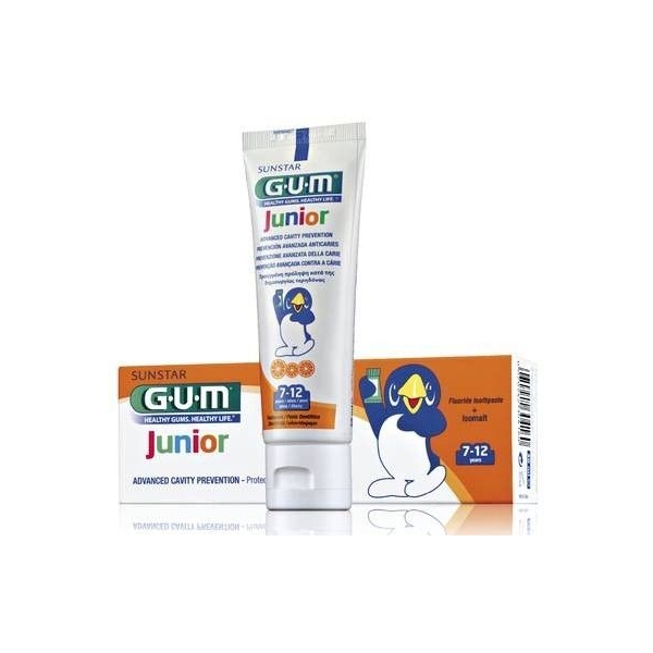 Gum Junior zubní pasta (7-12) Pomeranč 12ml