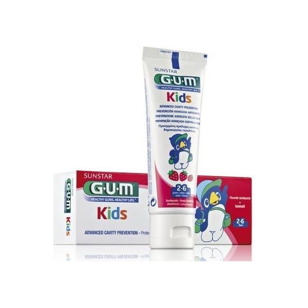Gum Kids zubní pasta (2-6) Jahodová 50ml