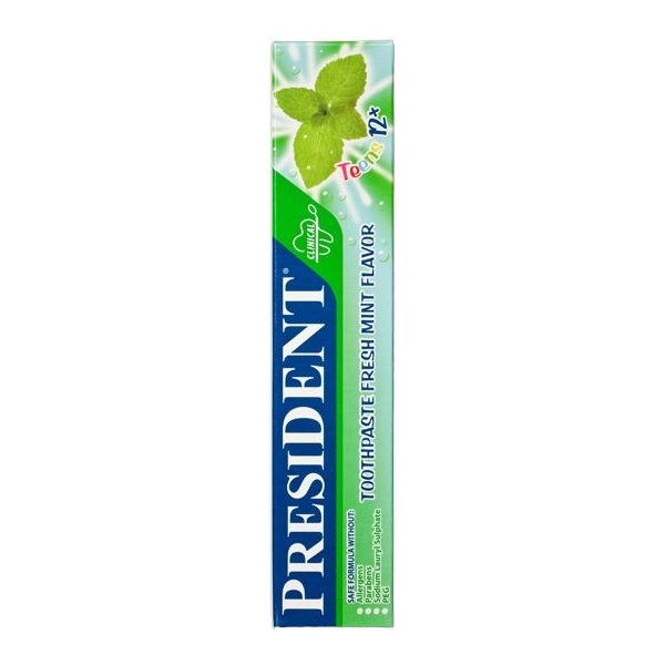 PresiDENT Teens 12+ Mint dětská zubní pasta 50 ml