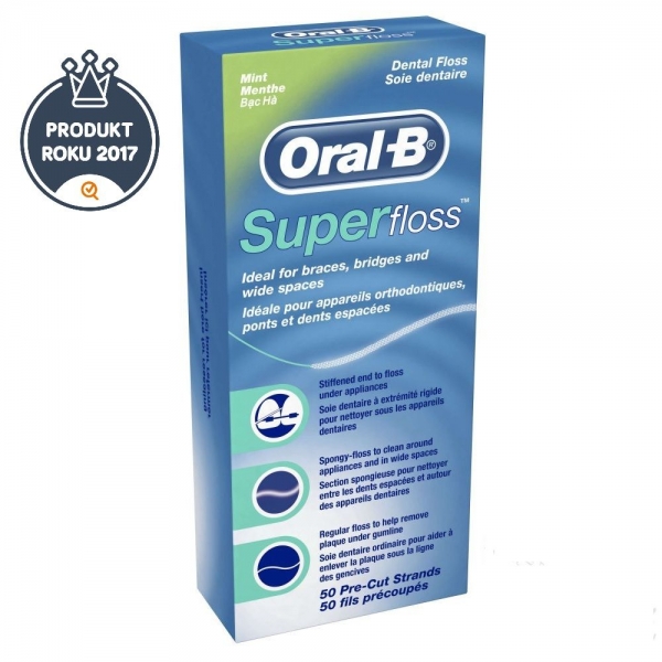 Oral-B Superfloss zubní nit 50 ks