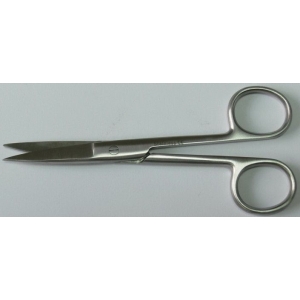 Nůžky chirurgické rovné, hrotnaté 15 cm