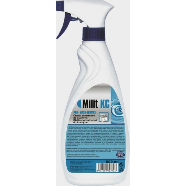 Solira, MILIT KC, čistič kuchyní,rozprašovač, 500 ml