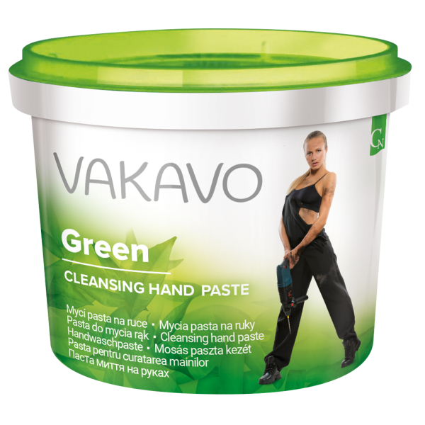 VAKAVO Green, pasta mycí, na ruce, zelená, 500g