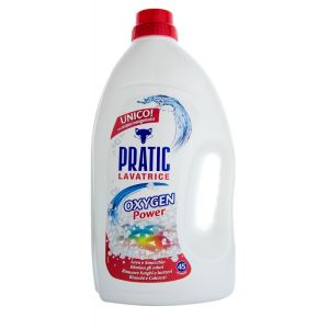 PRATIC LAVATRICE Oxygen power universální prací gel s odstraňovačem skvrn 2500 ml