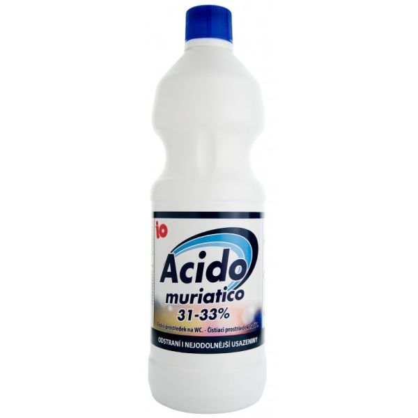 Acido muriatico 33% 1l - NOVĚ - IO Acido Muriatico  - kyselina chlorovodíková 31-33%