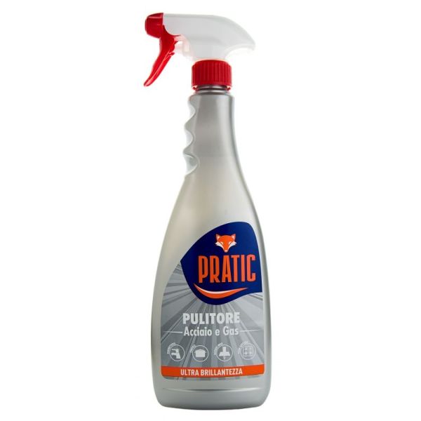 Pratic pulitore acciaio E gas 750ml