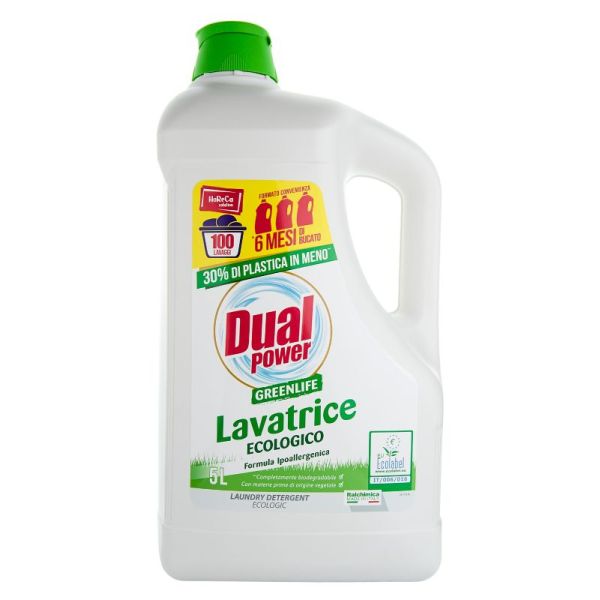 DUAL POWER GREENLIFE LAVATRICE ekologický prací gel 5l